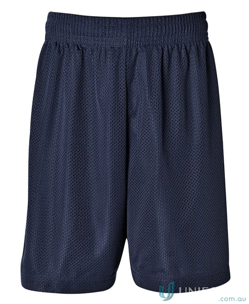 Kids basketball mesh shorts by JB’S Kids Basketball with comfy elastic waistband