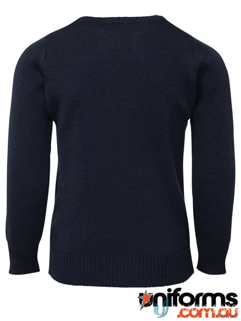 Navy blue kids knitted jumper from JBs Kids Knitted for natural warmth and cozy style