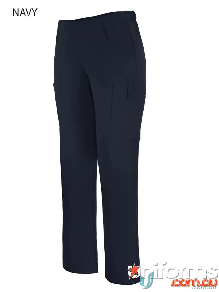 Navy blue JB’s Ladies scrub cargo pants 4snp1 for comfy workwear and style