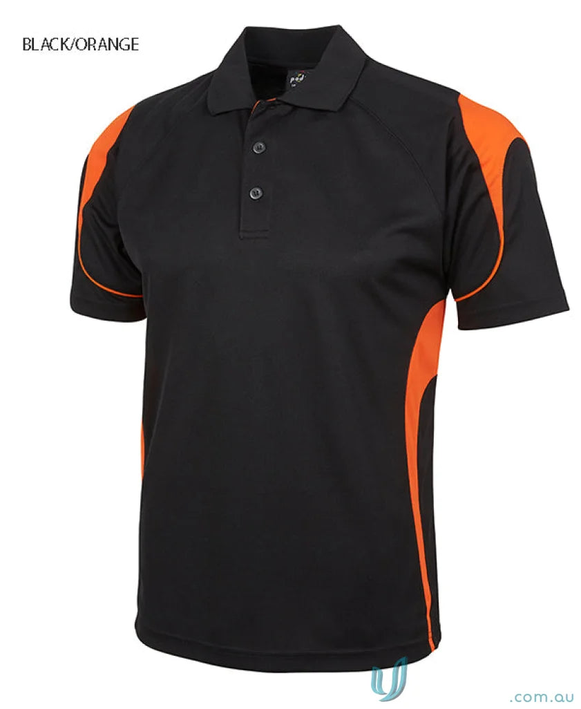 JB’s Podium Black and Orange Polo Shirt for stay cool urban fit style