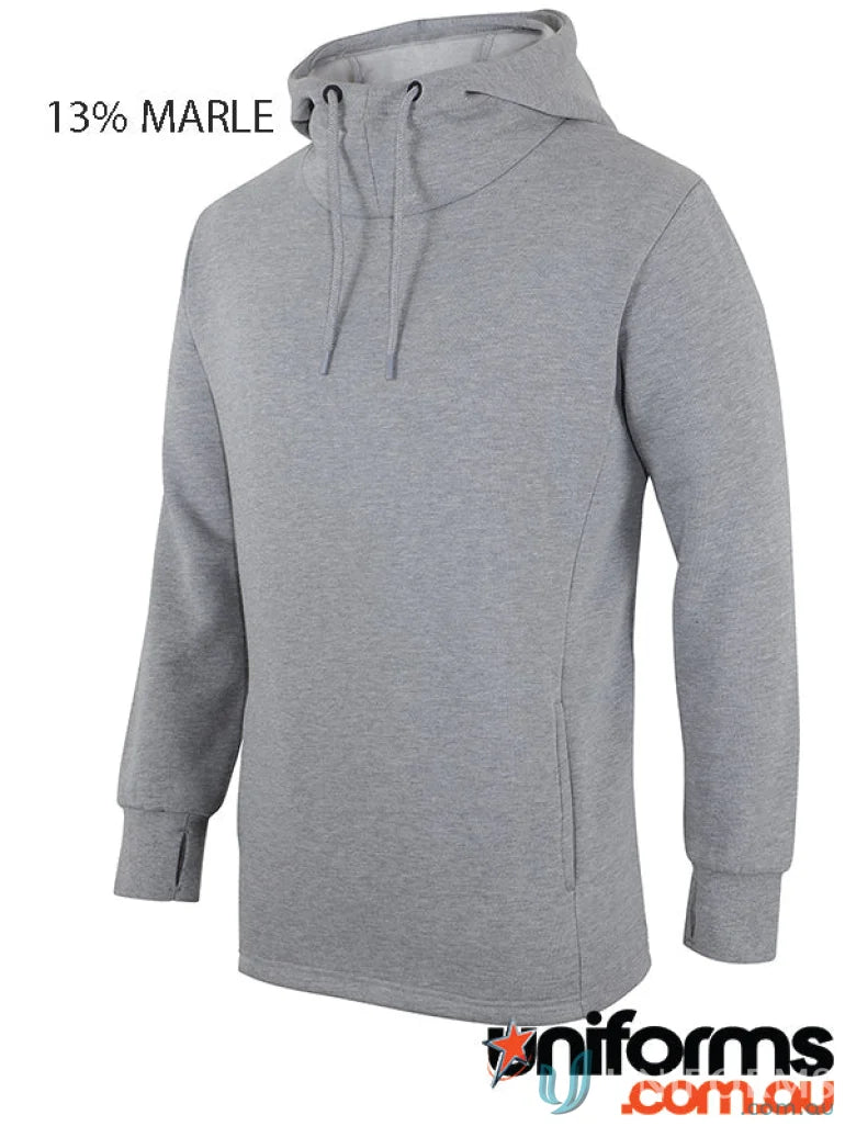 Gray hooded sweatshirt from JB’s Podium Sports Hoodie with 280gsm fleece material