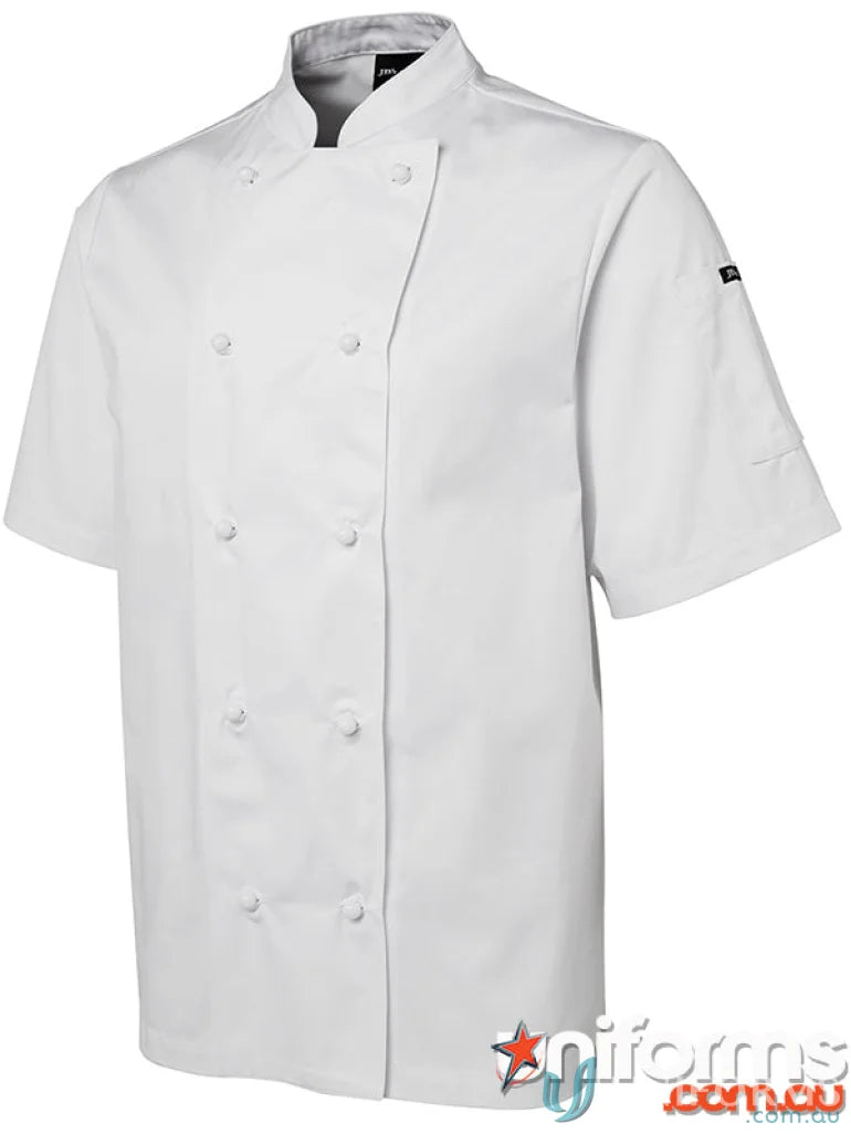White jbs short sleeve chef jacket 5cj2 perfect to stay cool in the kitchen