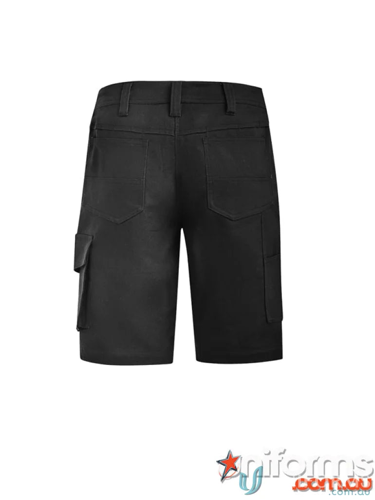 Black cargo shorts from JHS Ladies Rugged Cooling Short ideal for work uniforms or workwear