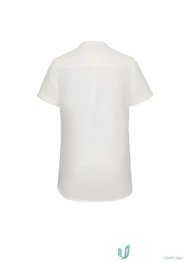 White short-sleeved Juliette SS Blouse RB977LS for stylish uniforms