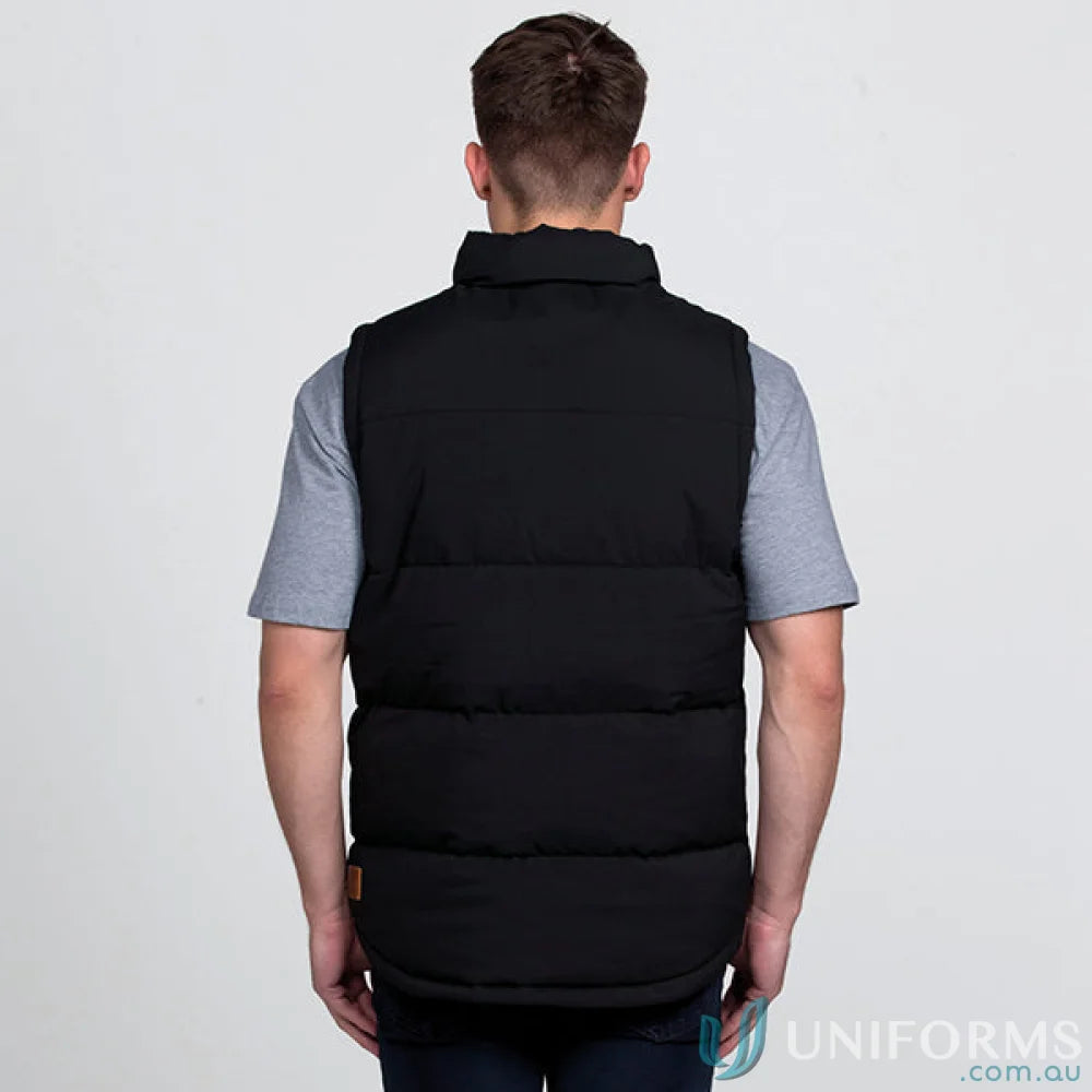 Black puffa vest from Junction Puffa Vest collection perfect for chilly days