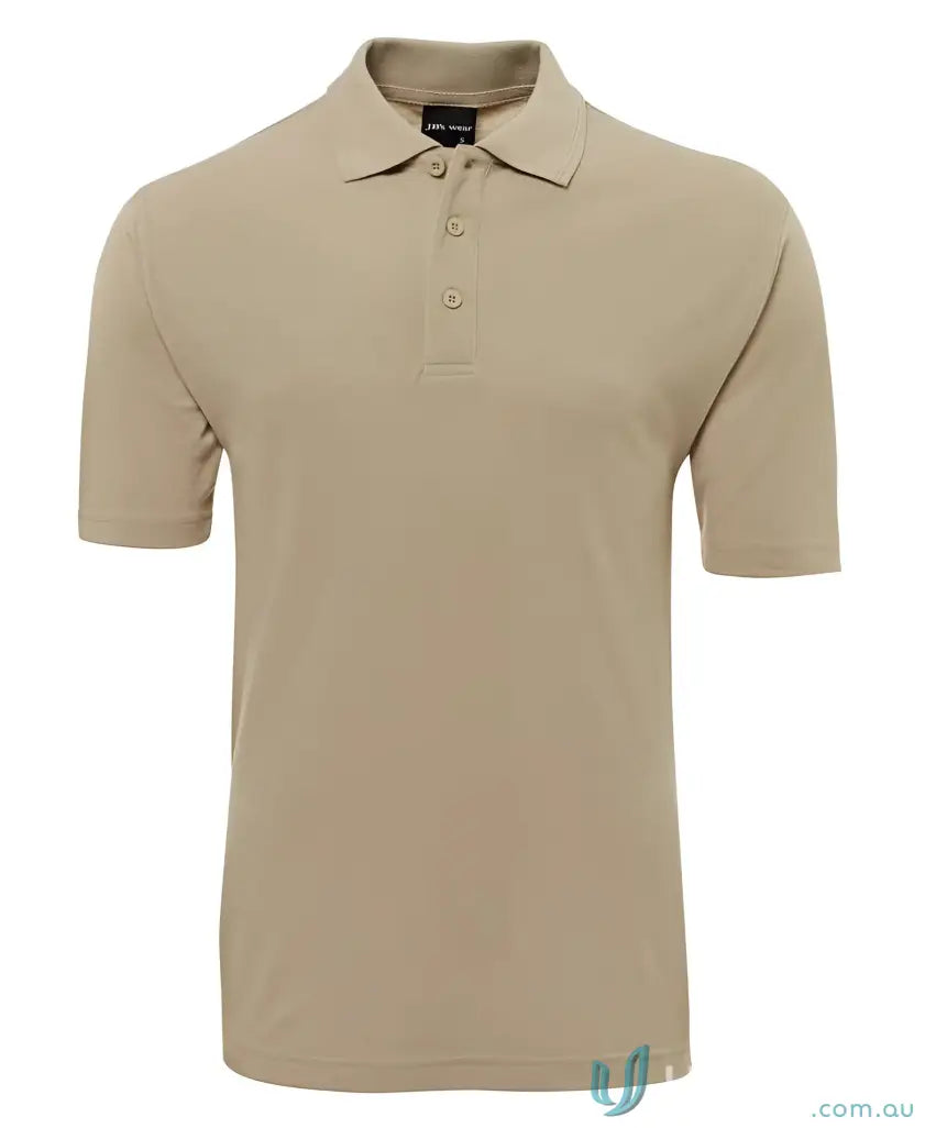Khaki polo shirt from Men in Classic Fit Polo Code 2KP Shirts by JB’s Kids