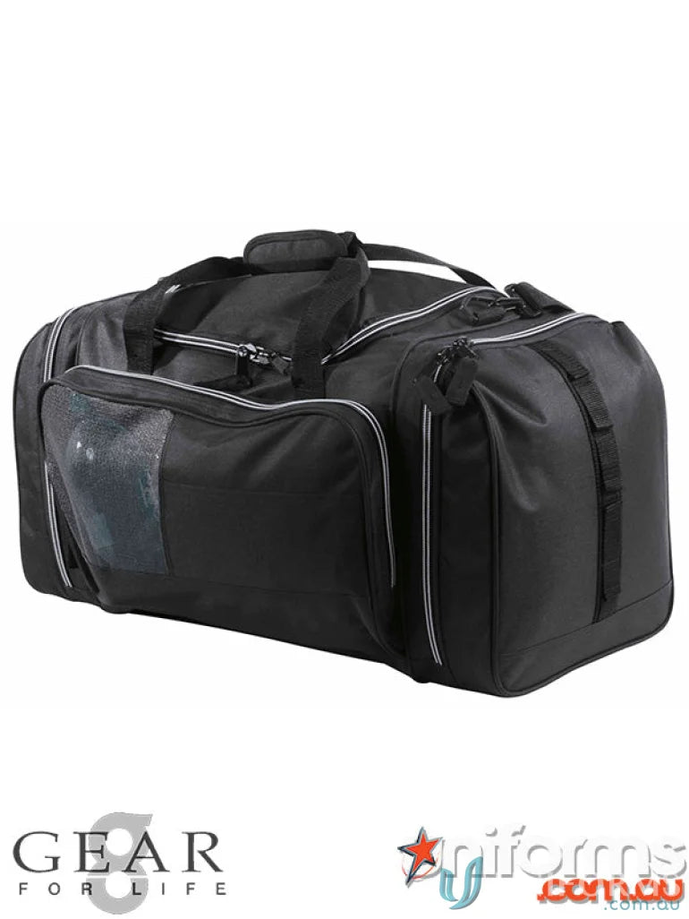 Black Kamakazzi Bag with multiple compartments for bag orders and uniforms