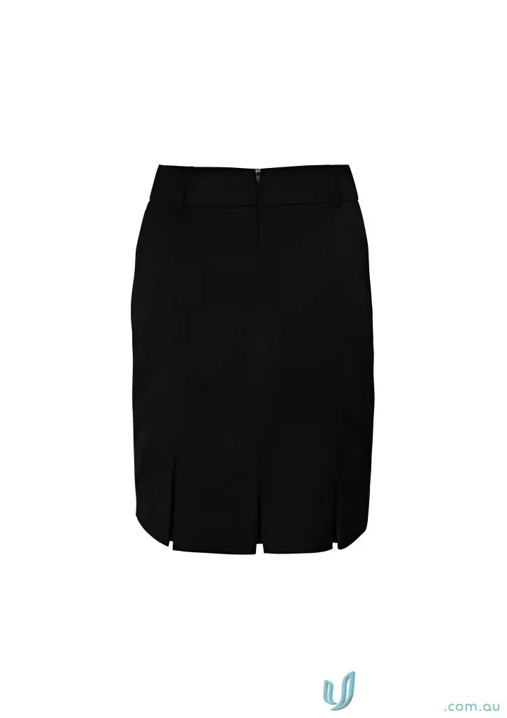 KENNARDS Ladies Flexi-Band Skirt with black pencil design, back pleats, and waist comfort