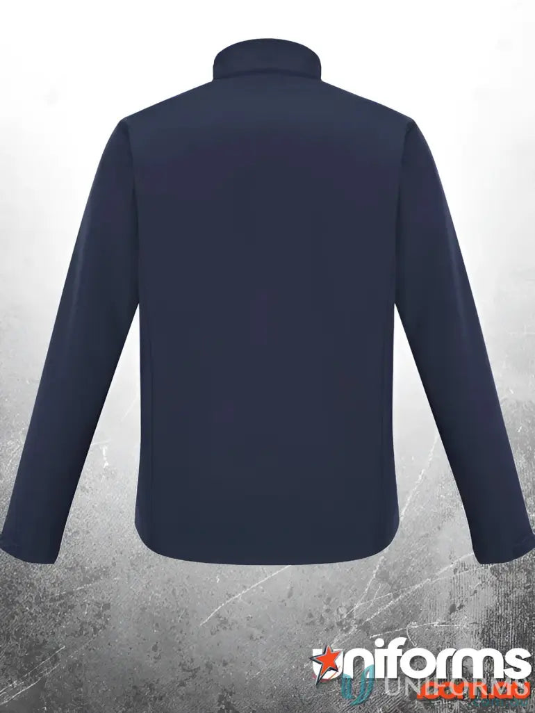 Navy blue KENNARDS Mens Softshell Jacket for added warmth and workwear needs