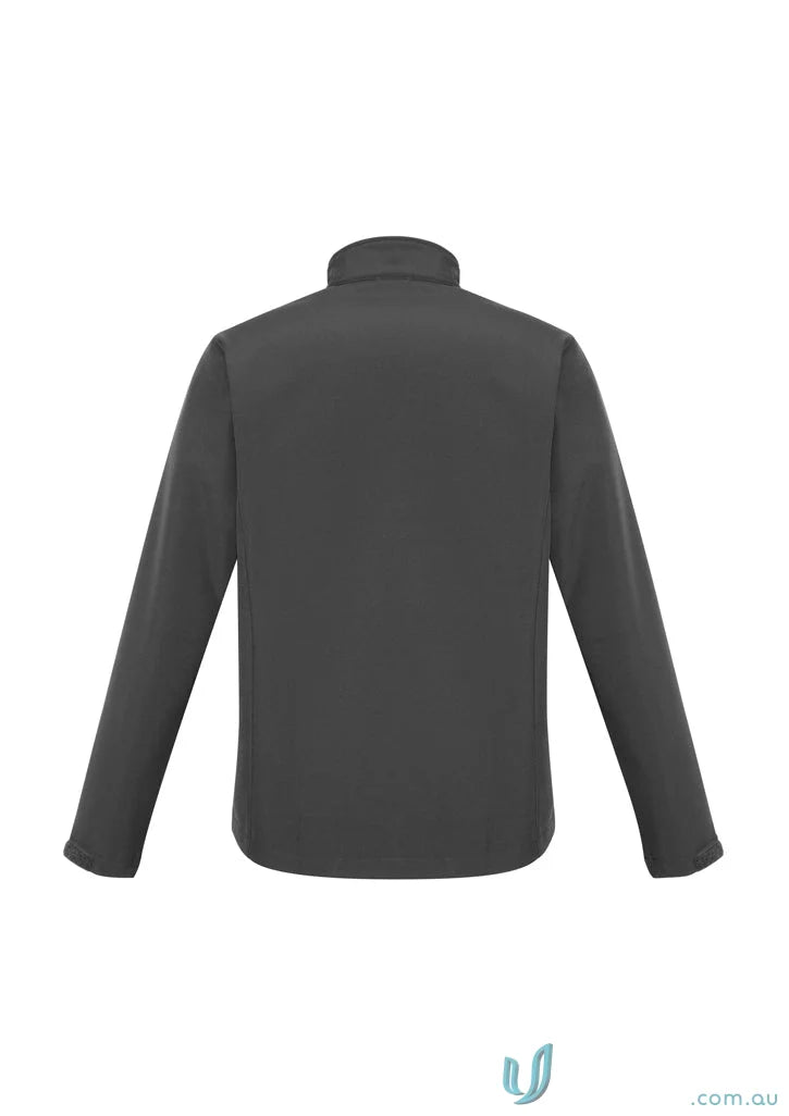 Kids Apex Softshell Jacket in dark gray from Biz Collection Kids Apex Jacket J740K