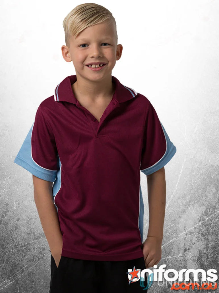 Kids Auburn Polo with cooldry moisture management technology for all-day comfort