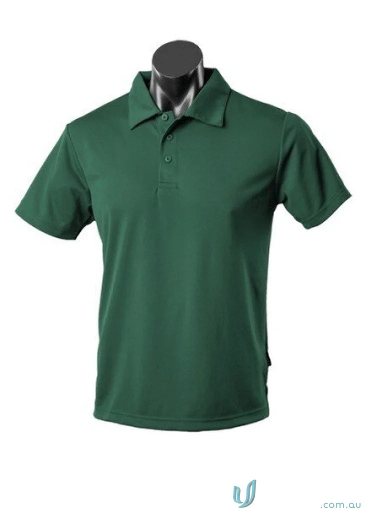 Kids Botany Polo on mannequin showcasing soft fabric and stylish uniforms for kids