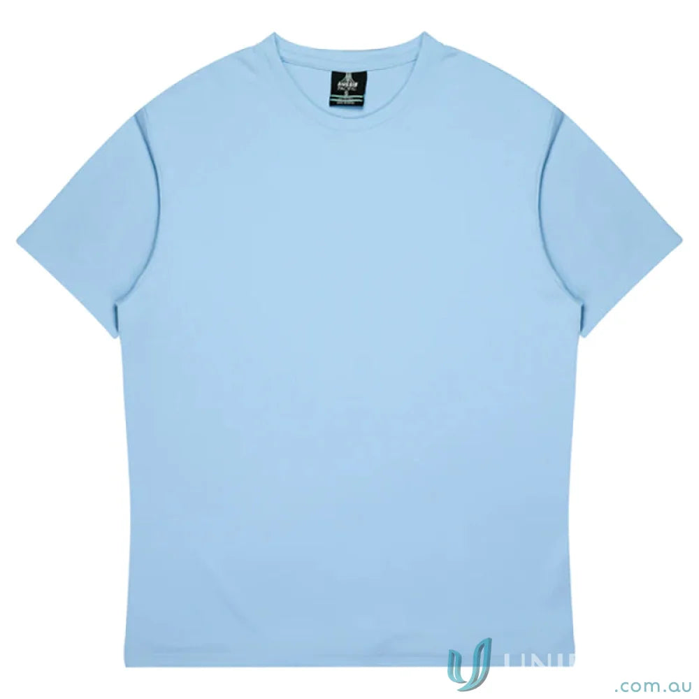 Light blue Kids Botany Tee, perfect casual workwear or kids uniforms for school