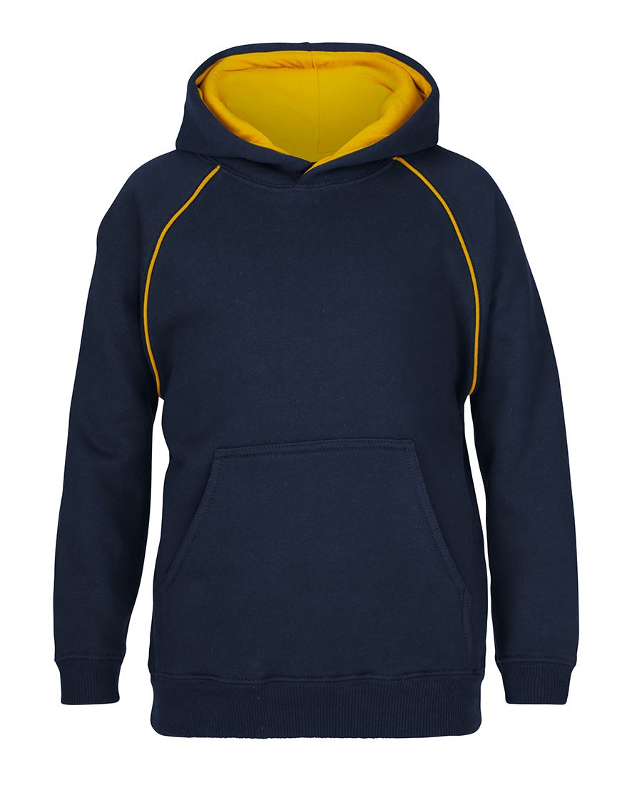 Kids Contrast Fleecy Hoodie