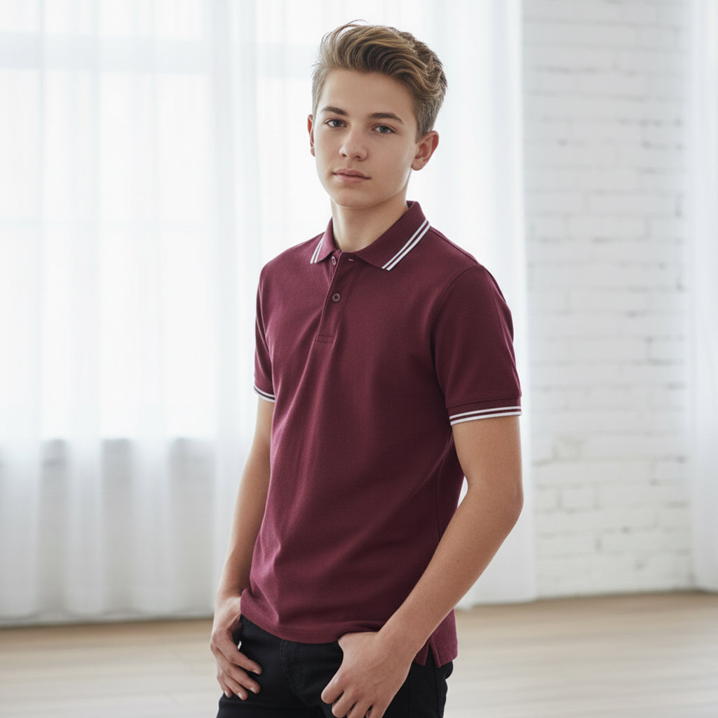 JBs Kids Contrast Polo