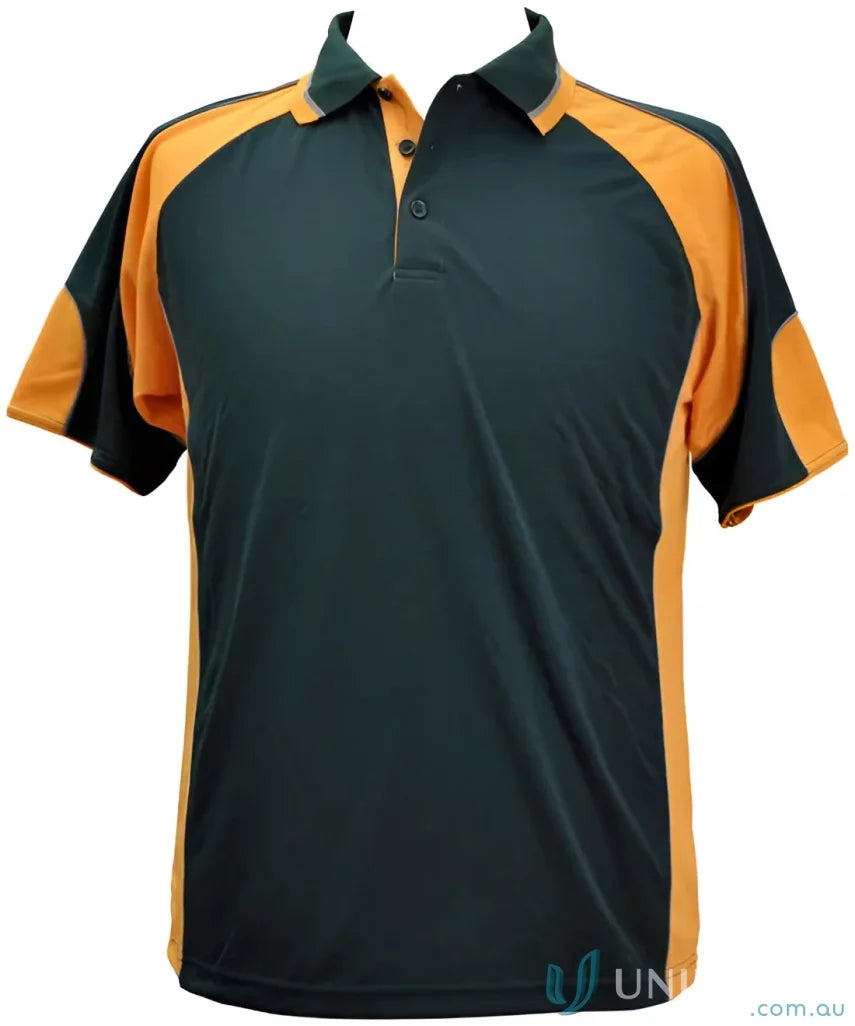 Kids Kids Spirit Cooldry Two-tone Polo Shirt in Mini Waffle Fabric