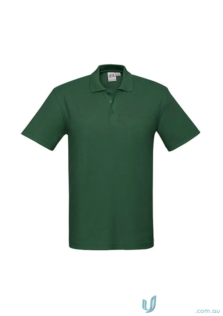 Kids Crew Polo green short-sleeved shirt perfect for school uniform game from Biz Collection Kids