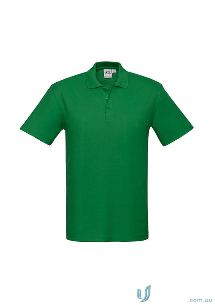 Kids Crew Polo green short-sleeved shirt perfect for school uniform game by Biz Collection Kids
