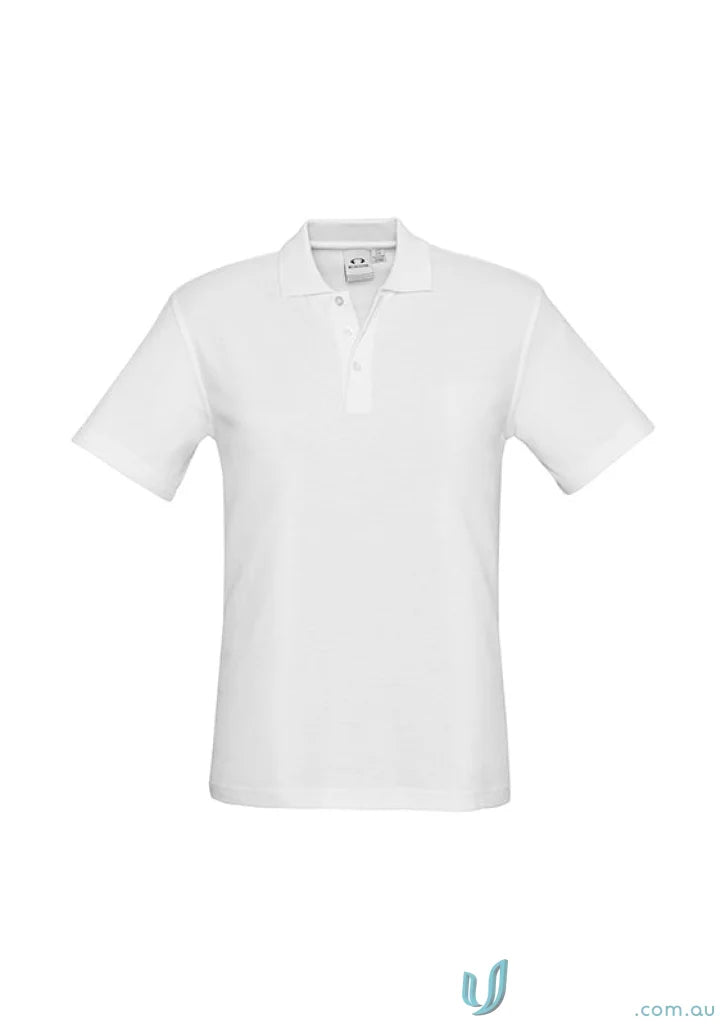 Kids Crew Polo white short-sleeved shirt perfect for school uniform game by Biz Collection Kids