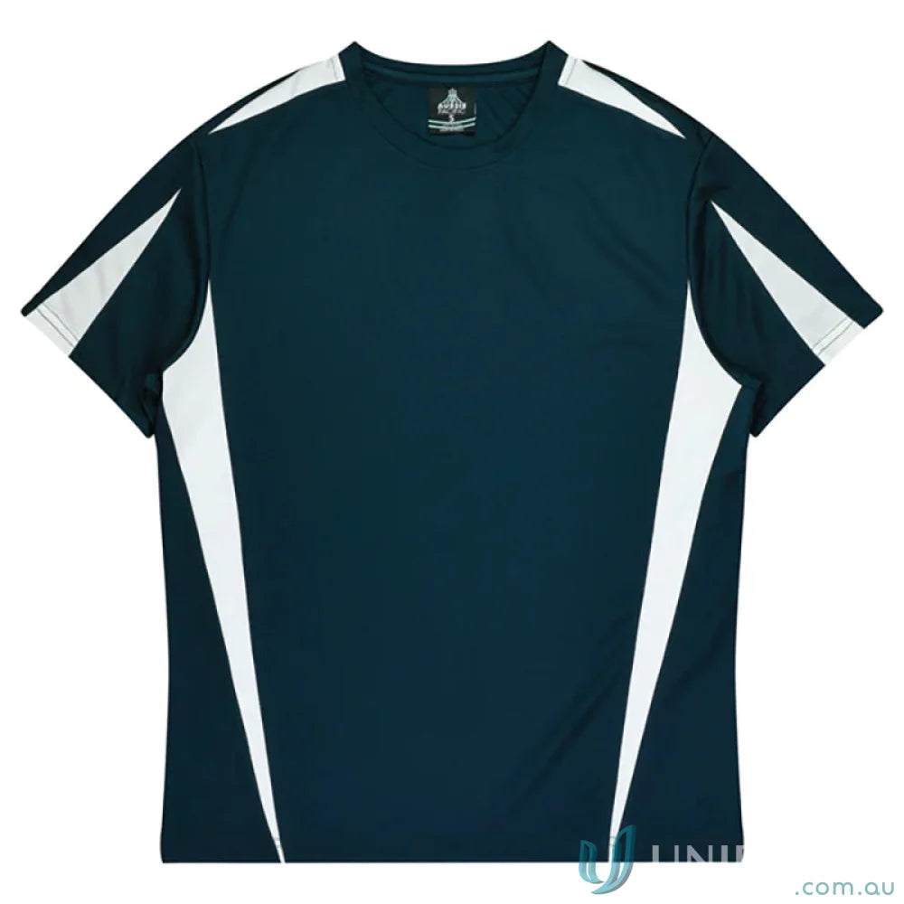 Kids Eureka T-shirt in dark blue and white fabric, perfect for uniforms or workwear