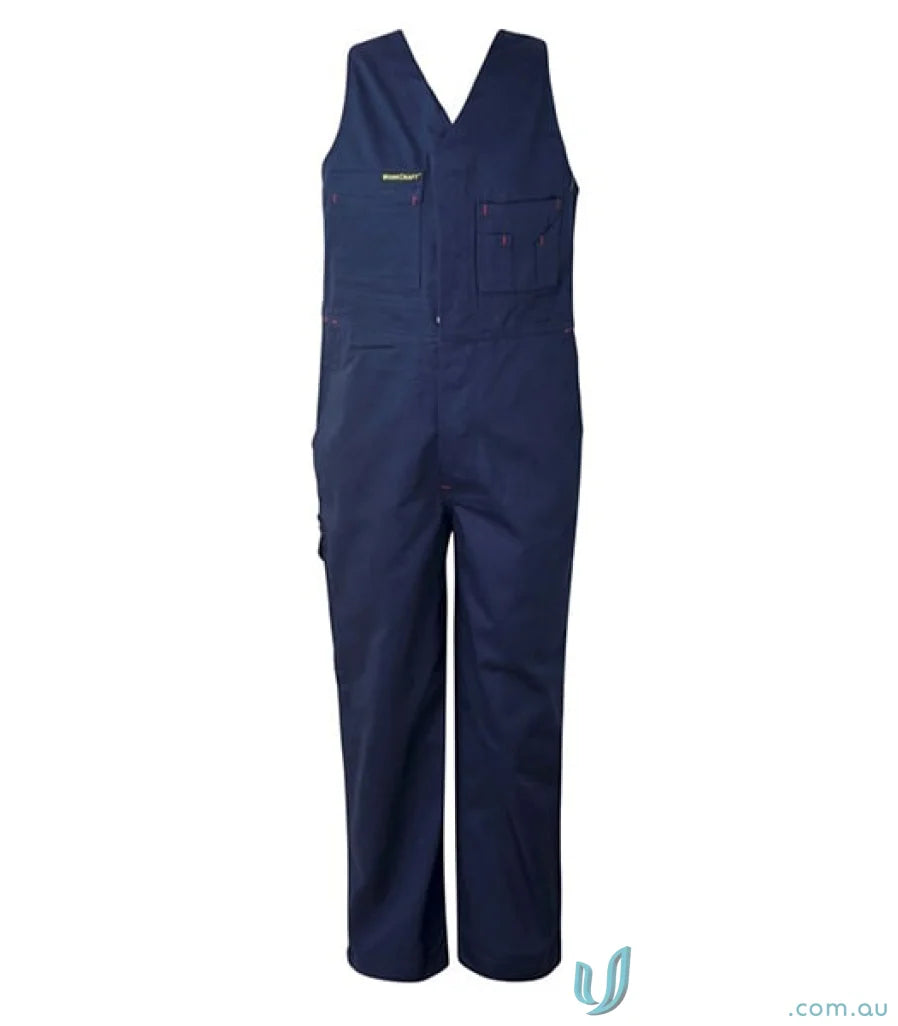 Kids Full Colour Roughall navy blue work overalls, perfect kids workwear for outdoor school activities with phone pouch