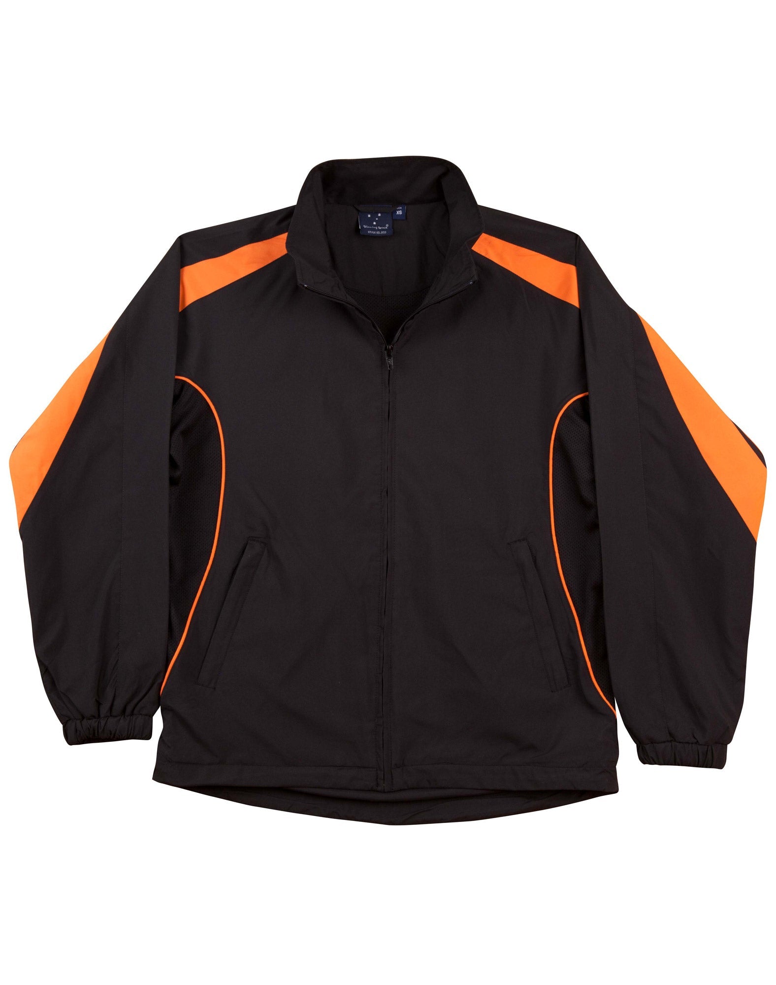 Kids Legend Warm Up Jacket - Black/Orange / 06 - Sportswear