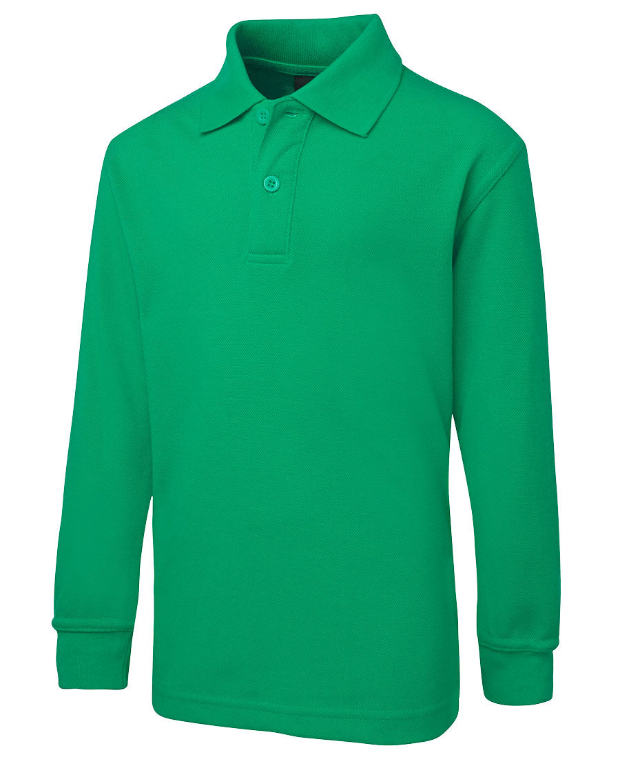 JB’s Kids Light Blue Long Sleeve Polo Shirt - Kelly Green / 4 - POLO
