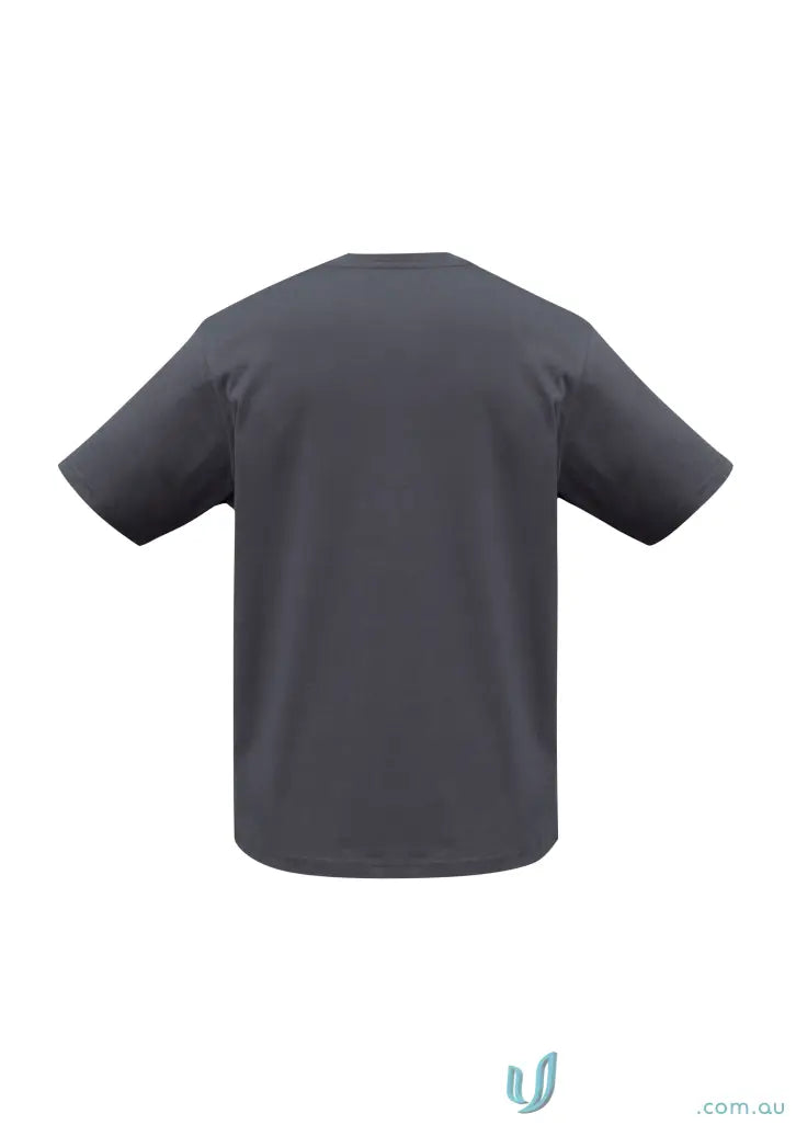 Kids Newport Tee in dark grey made from combed cotton, perfect in standard colours