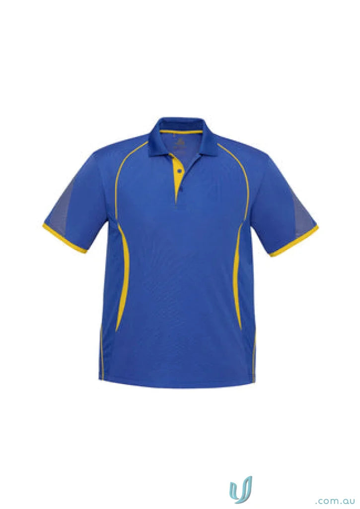 Kids Razor Polo in blue and yellow from Biz Collection Kids for stylish little wearers