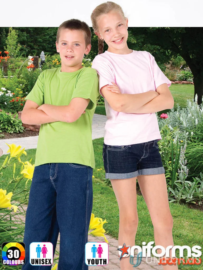 Kids regular T-shirt featuring casual clothing, great for uniforms or everyday wear