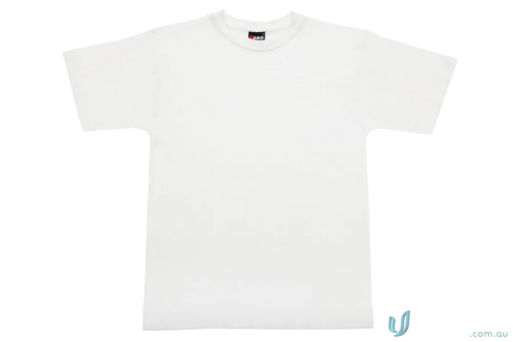 Kids Regular T-Shirt in white, perfect for uniforms or workwear, see sizing guide