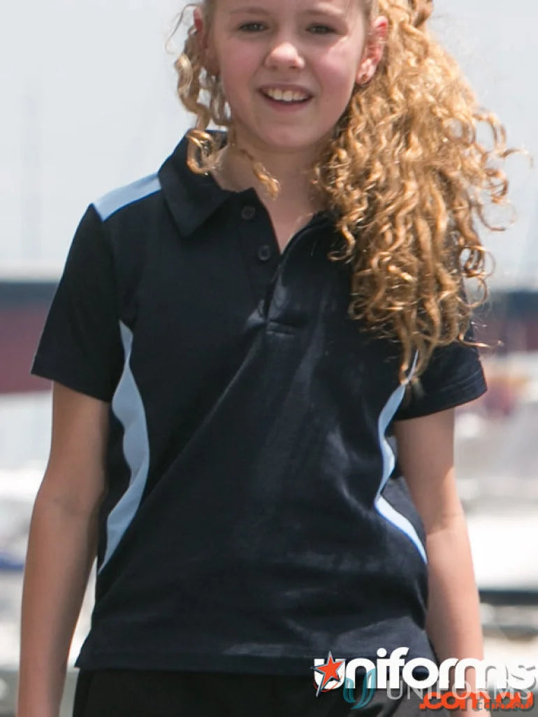 Kids TrueDry Winner Polo with contrast short sleeve design for your team’s image