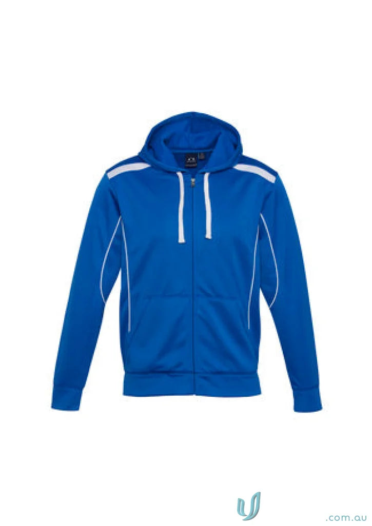 Kids United Contrast Hoodie with blue hooded zip-up sweatshirt for kids style