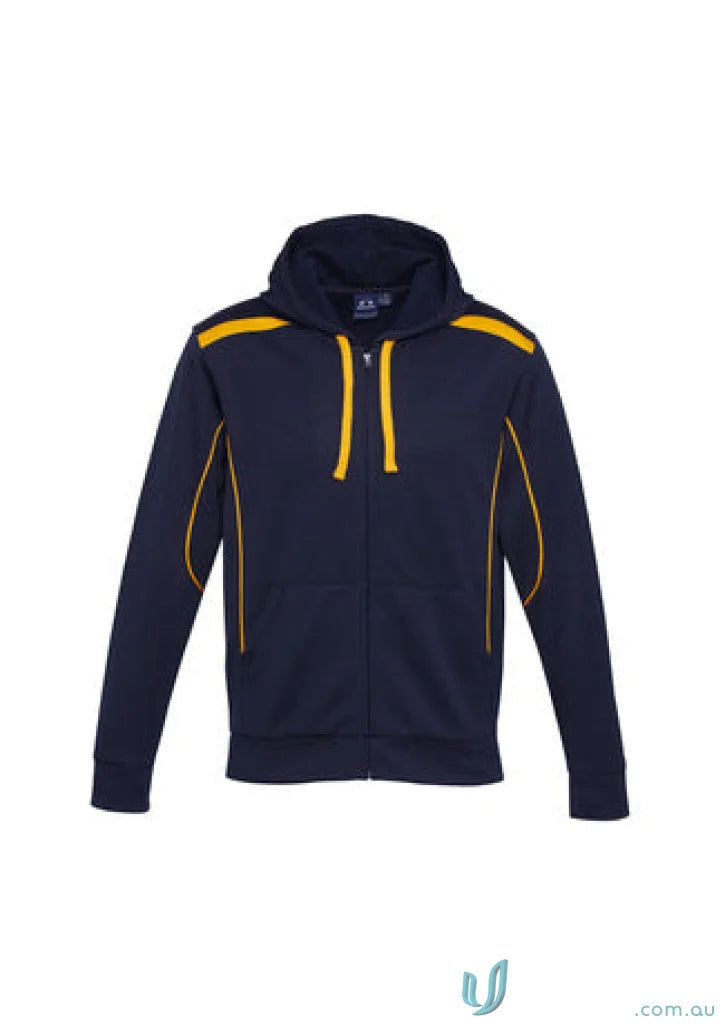 Kids United navy blue contrast hoodie with gold accents for kids