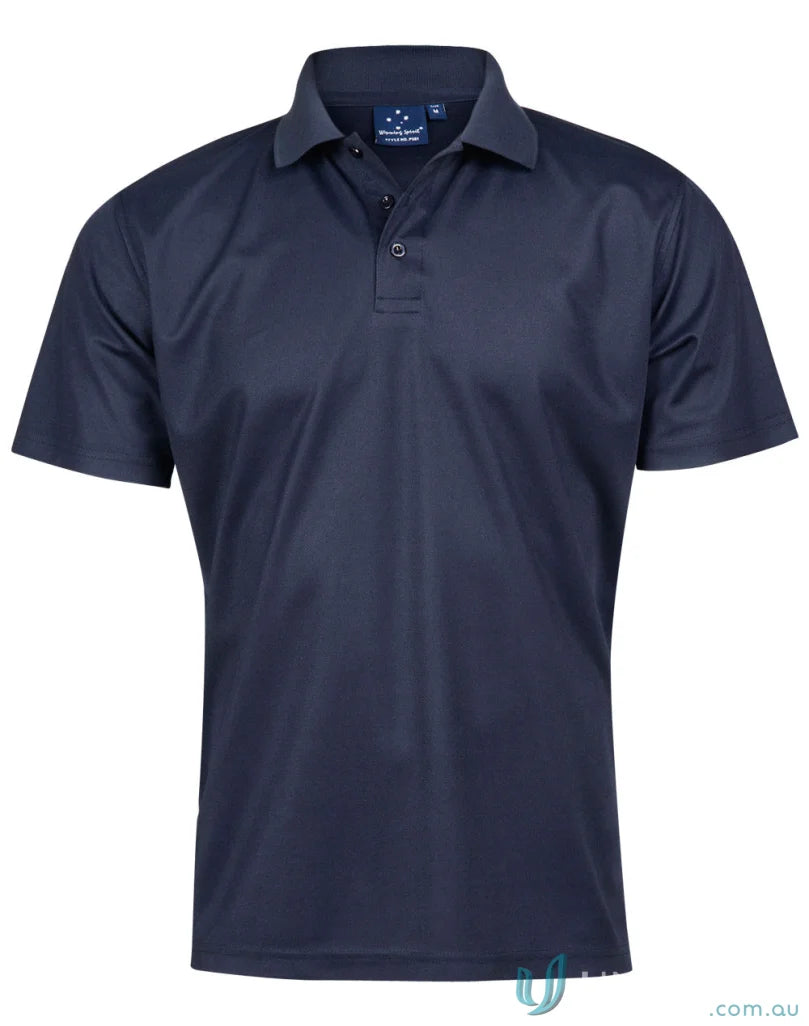 Kids Verve Polo navy blue short-sleeved shirt, perfect for stylish kids sets