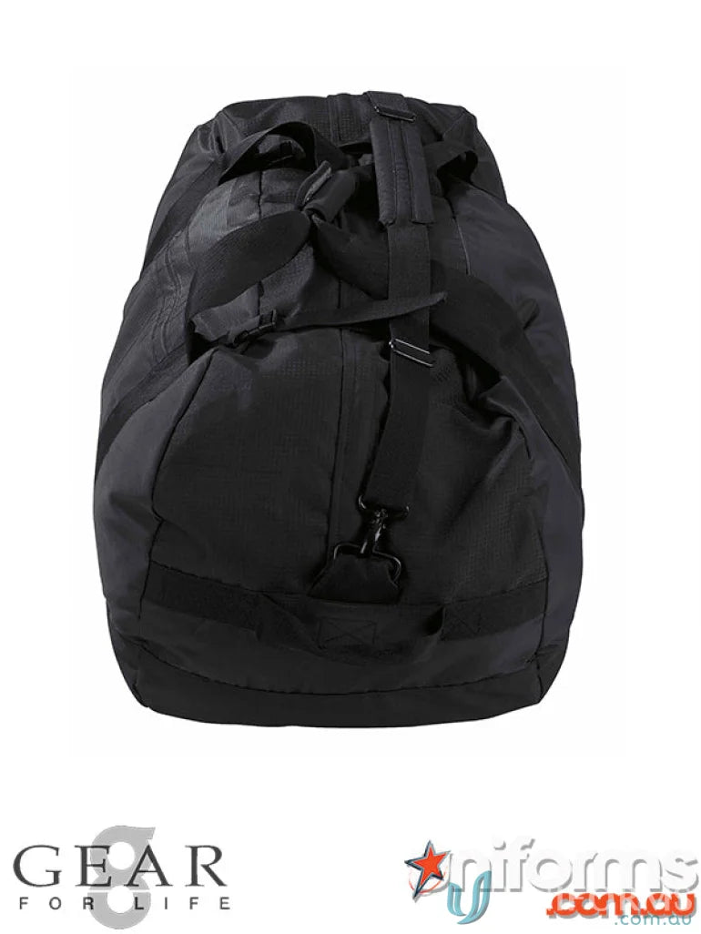 Black Kodiak Duffle bag with straps ideal for bag orders and stuff pouch needs