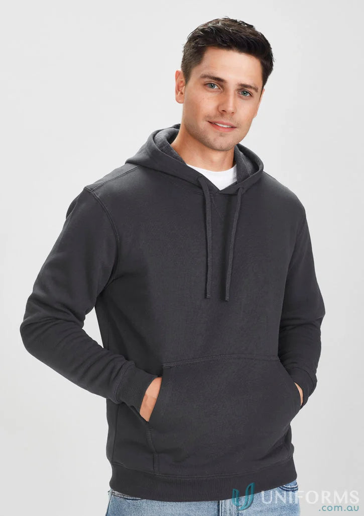 Gray hooded sweatshirt from Krue Hoodie in sw760m Biz Collection with modern fit