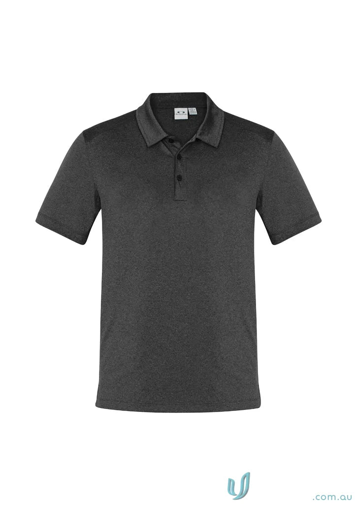 Gray short-sleeved polo shirt from Ladies Aero Polo Biz Collection Ladies P815LS