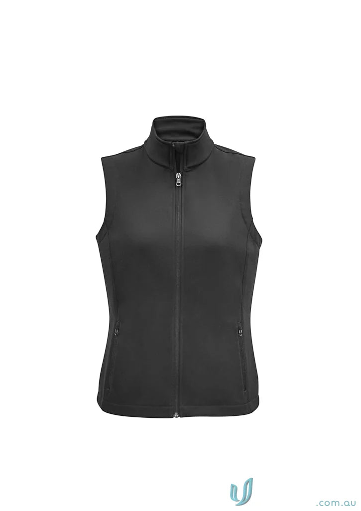 Women’s Apex Vest with bonded textured fleece lining and allowing maximum flexibility