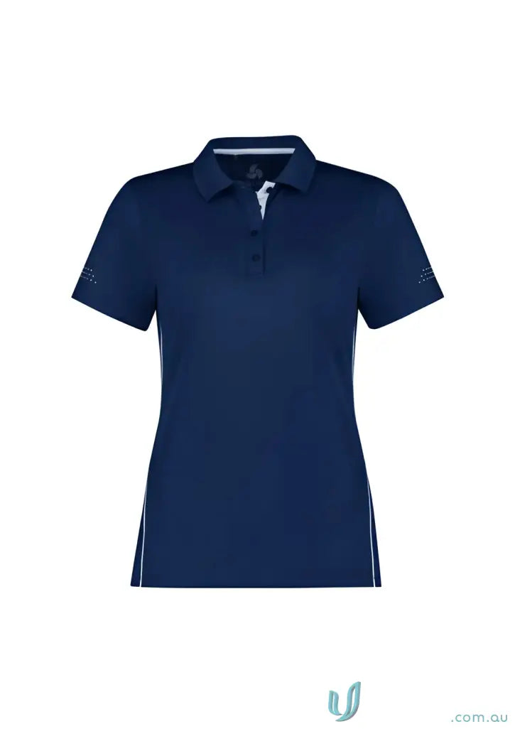 Navy blue Ladies Balance Polo shirt with biz cool™ technology p200ls for women