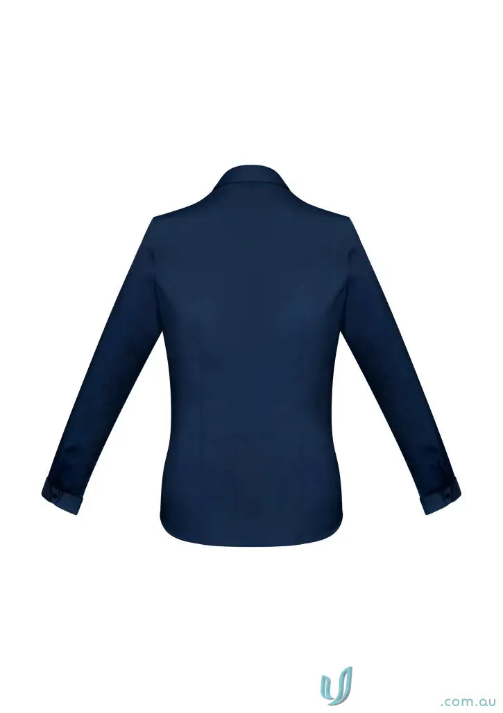 Ladies Bentleigh LS Shirt navy blue blazer in monaco long sleeve style for chic look