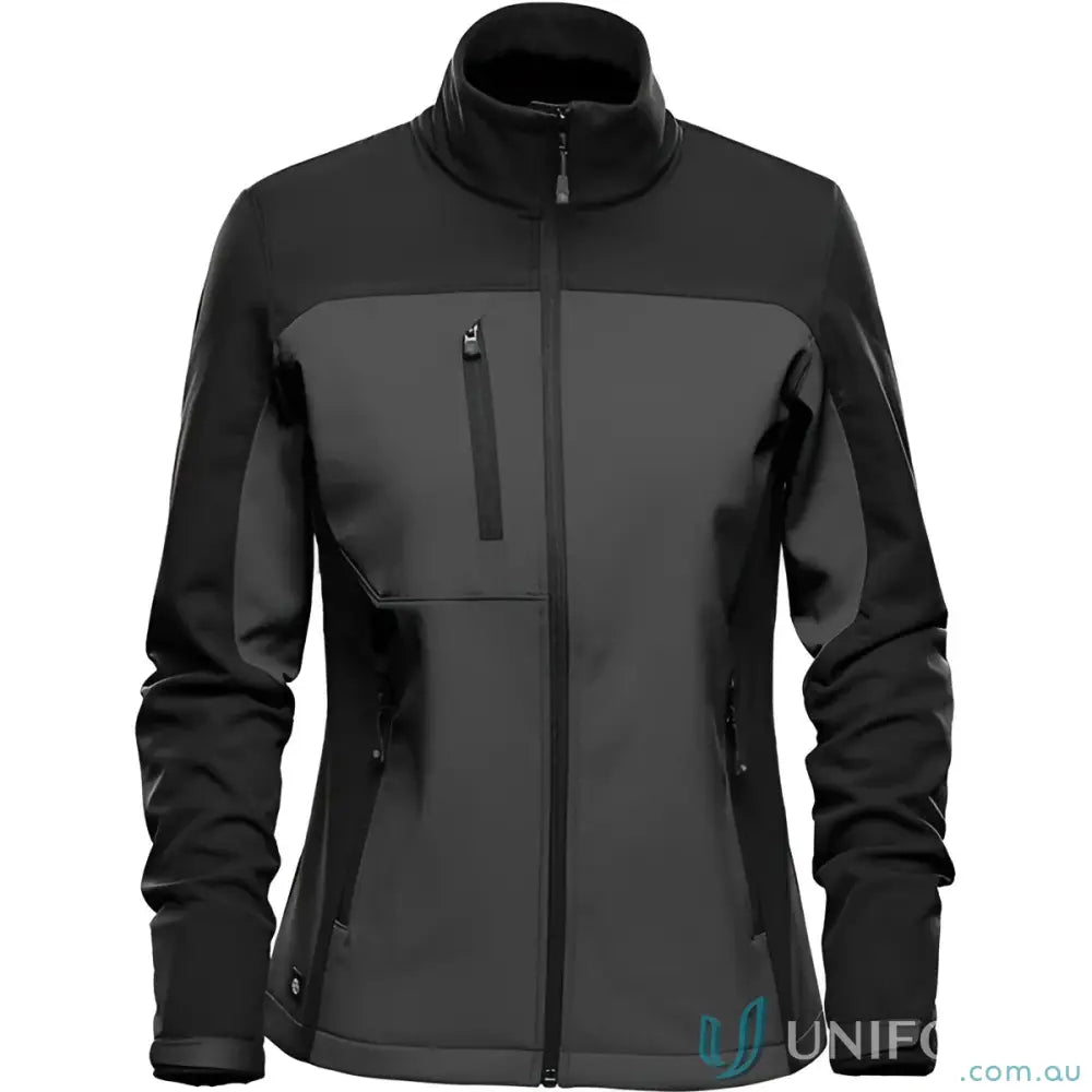 Women’s Cascades Softshell jacket with zip pockets and adjustable cuffs for outdoor fun
