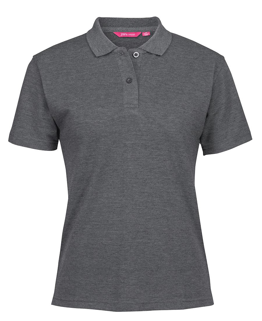 Ladies 210 Polo - Dark Colours - Charcoal Marle / W(06) - Polo