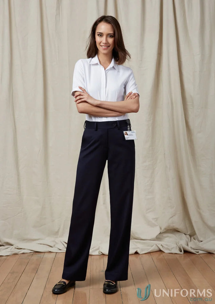 Ladies Detroit Flexi Band Pant in navy blue from the business collection ladies