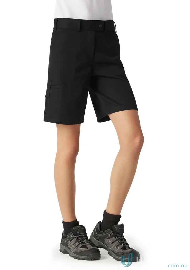 Black cargo shorts from Ladies Detroit Shorts in Biz Collection Women’s for a chill vibe
