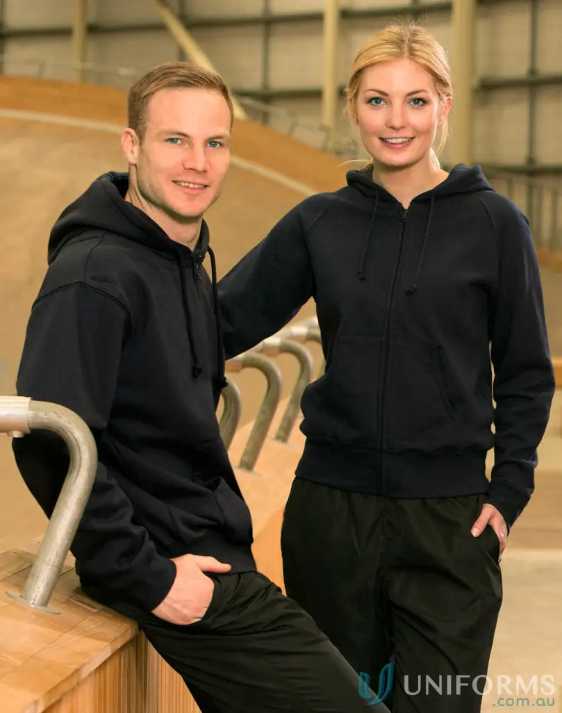 Matching navy bay zip hoodie for ladies Double Bay FL04 Double Bay collection