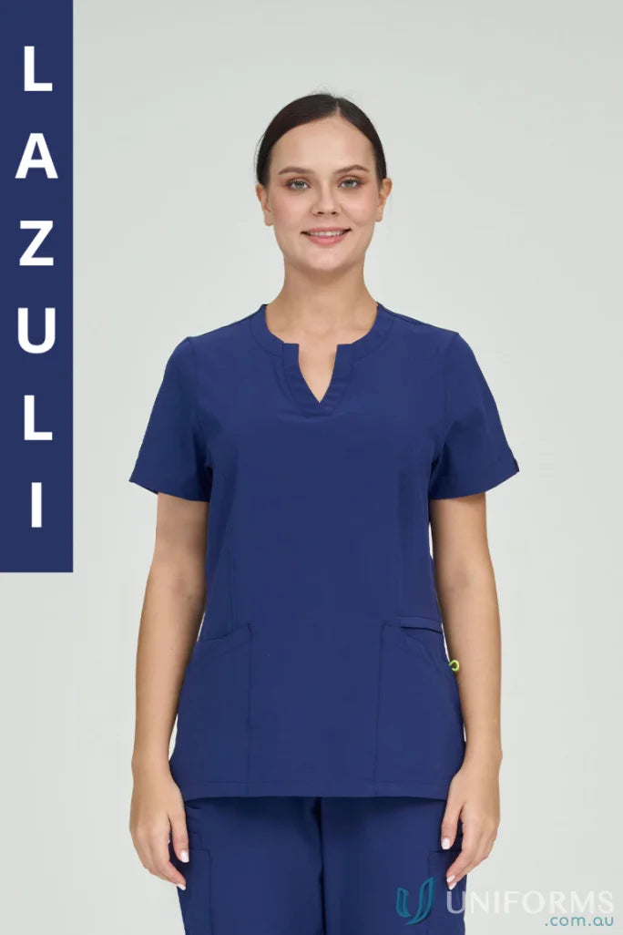 Ladies Ellen scrub top from City Collection Nurses with stylish princess seams