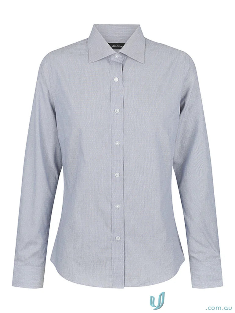 Ladies Hunter Long Sleeve Shirt shown, stylish long sleeve shirt for women