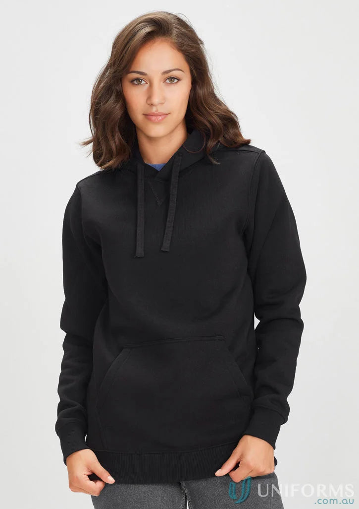 Black hooded sweatshirt from Ladies Krue Hoodie in collection ladies SW760L Biz
