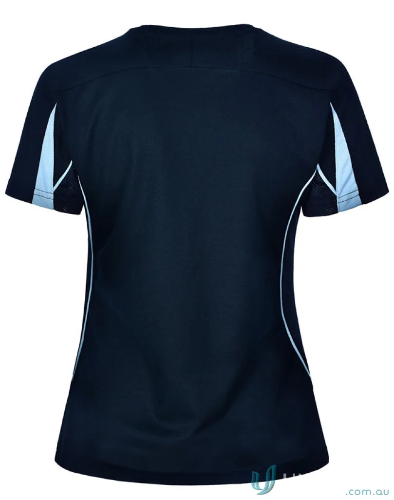 Ladies Legend Tee navy and light blue athletic t-shirt perfect for uniforms or casual wear